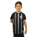 Camisa do Corinthians Infantil Coimbra Raglan Recortes - Foto 1