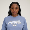Camiseta New Balance Cropped Heritage - Feminina - Foto 4