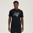 Camiseta New Balance Chalk Board Logo - Masculina - Foto 1