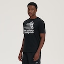 Camiseta New Balance Athletics Running Club - Masculina - Foto 3