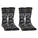 Meia Caano Alto Invictus Tática Action Air - 02 Pares - Unissex - Foto 1