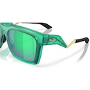 Óculos de Sol Unissex Oakley Enigma Ink Matte Translucent Viridian - Foto 5