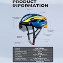 Capacete para Ciclismo Adulto Gold Sports Victgual Ultra Leve - Foto 3
