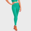 Calça Legging Feminina Caju Brasil Nz Butt Lift Verde Salvia Fitness - Foto 1