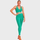 Calça Legging Feminina Caju Brasil Nz Butt Lift Verde Salvia Fitness - Foto 3