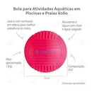 Mini Bola Vollo para Atividades Aquáticas em Piscinas e Praias - Foto 3