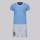 Conjunto Manchester City Futfanatics Infantil - Foto 1