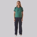 Camiseta Fila Ribbed Letter Retrô Feminina - Foto 1