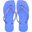 Chinelo de Dedo Feminino Havaianas Slim Square Sparkle Glitter - Foto 1