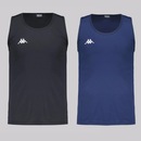 Camiseta Regata Kappa Basic Listrada - 2 Unidades - Masculina - Foto 1