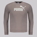 Blusão de Moletom Infantil Puma ESS NO. 1 Logo Crew sem Capuz - Foto 1