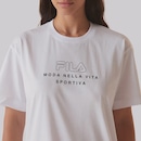 Camiseta Feminina Fila Over Vita Outline - Foto 4