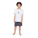 Camiseta Infantil Rip Curl Static Youth Search - Foto 4