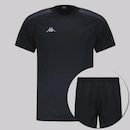 Conjunto de Camiseta Kappa Athens + Bermuda Kappa Warsaw Masculina - Foto 1