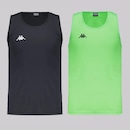 Kit 2 Regatas Kappa Basic Listrada Masculina - Foto 1