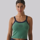 Regata Feminina Cropped Fila Ribbed Letter Retro - Foto 1