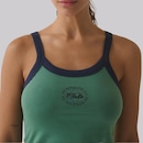 Regata Feminina Cropped Fila Ribbed Letter Retro - Foto 5