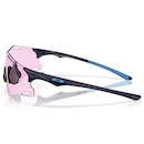 Óculos de Sol Unissex Oakley Cybr Zero Polished Navy Prizm Low Light - Foto 2
