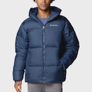 Jaqueta Masculina Columbia Puffec Hooded II Collegiate Navy - Foto 1