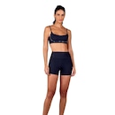 Shorts Alto Giro Clássica Bolsos Feminina - Foto 3