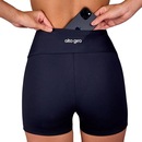 Shorts Alto Giro Clássica Bolsos Feminina - Foto 5
