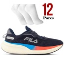 Tênis Fila Racer Speedzone Masculino + 12 Pares de Meias - Foto 1