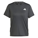 Camiseta Adidas MC Train Essentials 3 Stripes Feminino - Foto 3