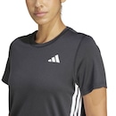 Camiseta Adidas MC Train Essentials 3 Stripes Feminino - Foto 5