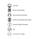 Mochila Mormaii Alça Reforçada 25 litros - Foto 6