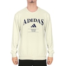 Blusão de Moletom Adidas Heritage Graphic Tennis Crew - Foto 1