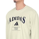 Blusão de Moletom Adidas Heritage Graphic Tennis Crew - Foto 3