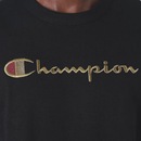 Camiseta Masculina Champion Heritage Scrip Black Gold - Foto 3