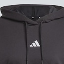 Moletom Cropped Feminino adidas 3 Stripes com Capuz - Foto 4