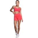 Conjunto Top Alça Fina sem Bojo e Short Suplex Vekyo Feminino - Foto 1