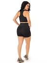Short Academia Feminino Suplex Levanta Bumbum Cintura Alta - Foto 2
