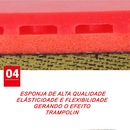 Kit Tênis Mesa Hueson Carbon 2 Raq Longa 6 Estrelas 3 bolas - Foto 5