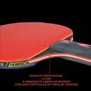 Kit Tênis Mesa Hueson Carbon-2 Raq Cabo Shorth 5 Estrelas 3 Bolas - Foto 6