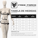 Calça Bretelle de Ciclismo Free Force Performance Gel Feminina - Foto 6