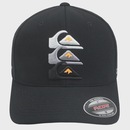Boné Adulto Quiksilver Emb Three Logo Aba Curva - Foto 2
