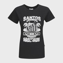 Camiseta Feminina Surf Center Santos Nascer, Viver e No Santos Morrer - Foto 1