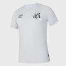 Camisa Masculina do Santos Oficial 1 2025 Jogador Umbro - Foto 2