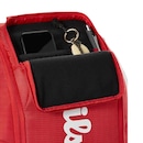 Mochila de Tênis Wilson Super Tour Red 49 Litros - Foto 3