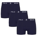 Cueca Boxer Polo Wear - 3 Unidades - Masculina - Foto 1