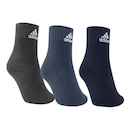 Meia Cano Médio adidas - 3 Pares - Unissex - Foto 2