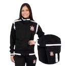 Agasalho Conjunto Jaqueta Calça Feminino Corinthians Trilobal SPR - Foto 2