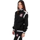 Agasalho Conjunto Jaqueta Calça Feminino Corinthians Trilobal SPR - Foto 3