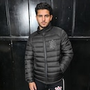 Jaqueta Puffer do Corinthians All Black Masculina - Foto 3