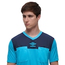 Camisa Masculina Umbro Juiz Árbitro Árbitragem TWR Fit - Foto 3