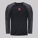 Camisa do Flamengo Manga Longa Laçado Masculina - Foto 1