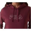 Blusão de Moletom Feminino Fila com Capuz Outline Winter - Foto 5